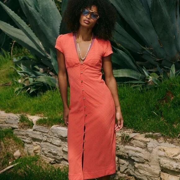 Free People Dresses & Skirts - Free People New In Town Midi Dress